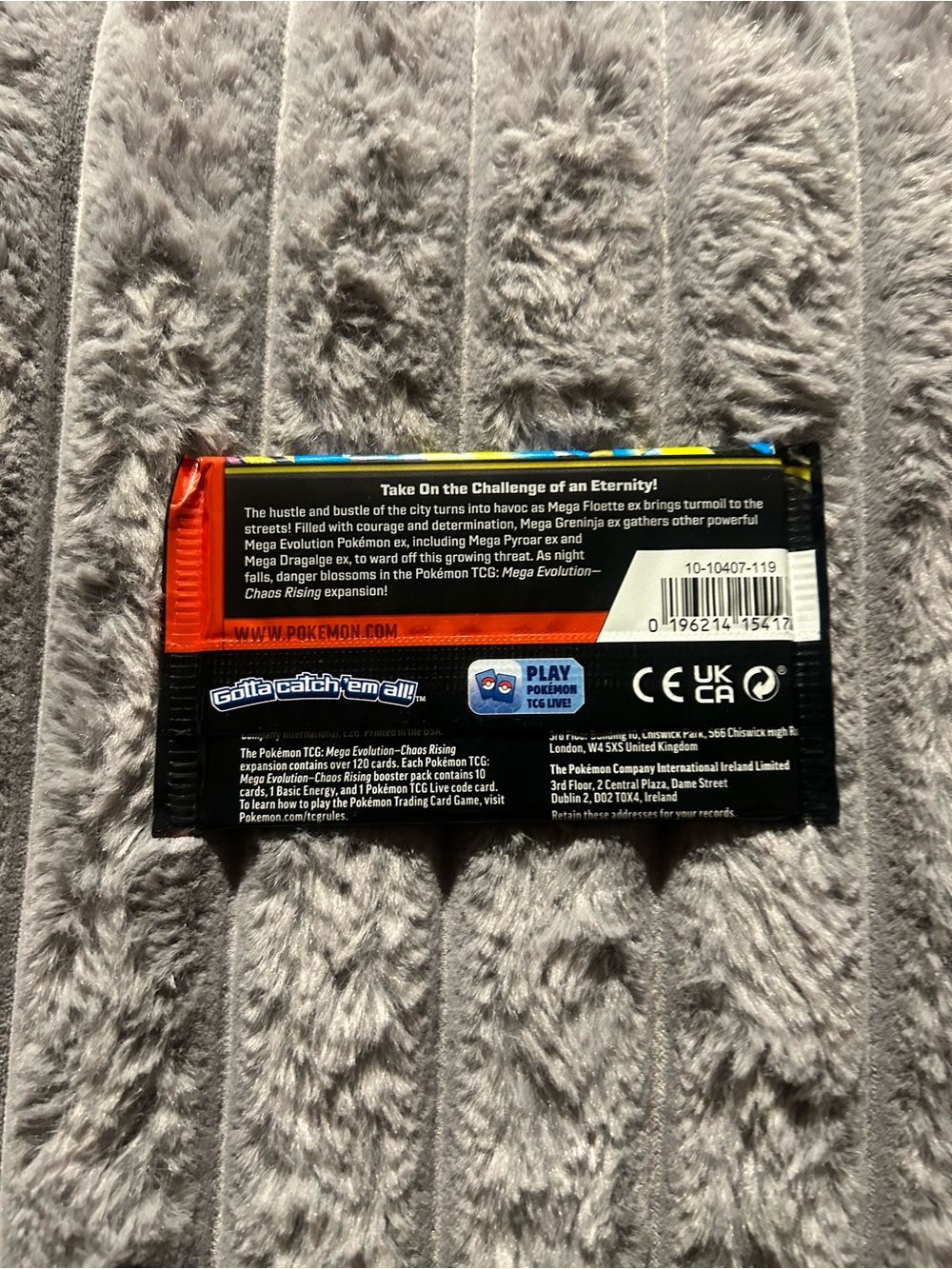 Pokémon Mega Evolution Chaos Rising Booster Pack - Picture 3 of 4